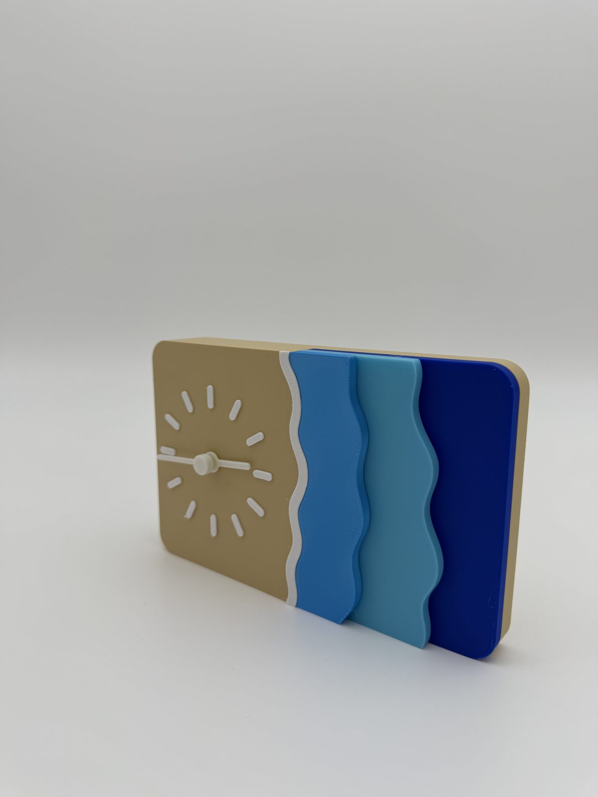 Coastal Wave Desk Clock photo 3