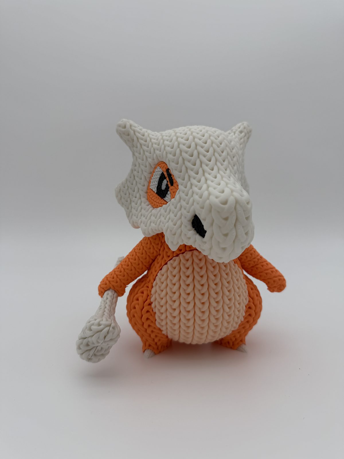 Cubone Knit-Style Figure — handmade 3D printed 3d figures made in Canada