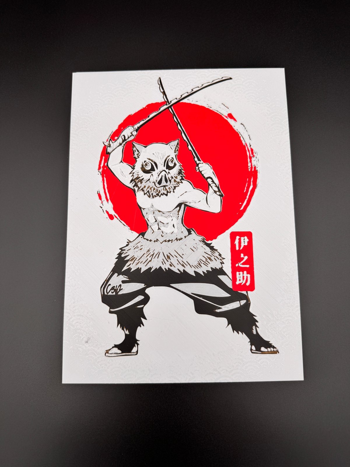 Demon Slayer HueForge Prints