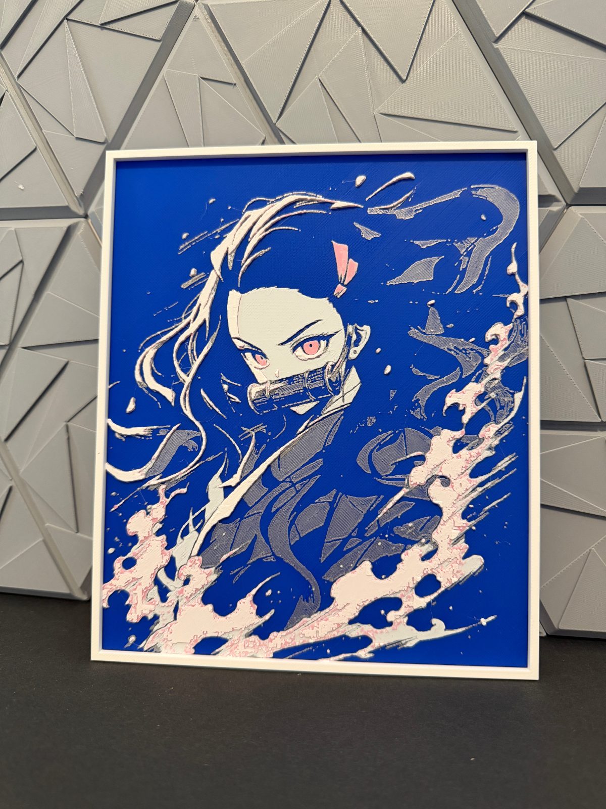 Demon Slayer Nezuko HueForge Print