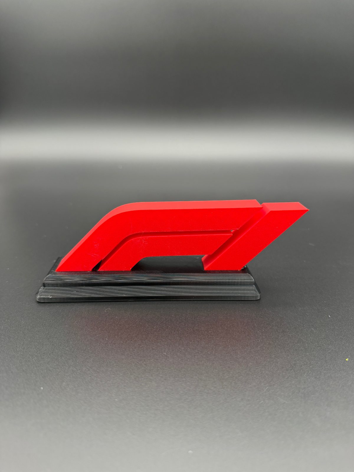 F1 Logo Wall Piece — handmade 3D printed wall art made in Canada