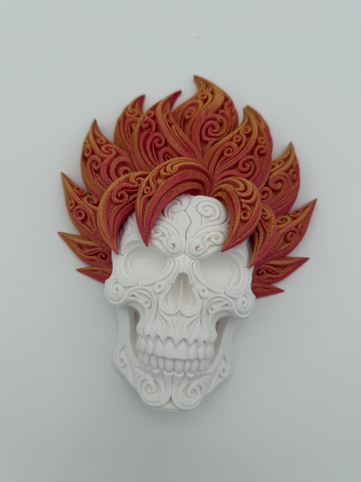 Goku Ornamental Wall Art — handmade 3D printed wall art made in Canada