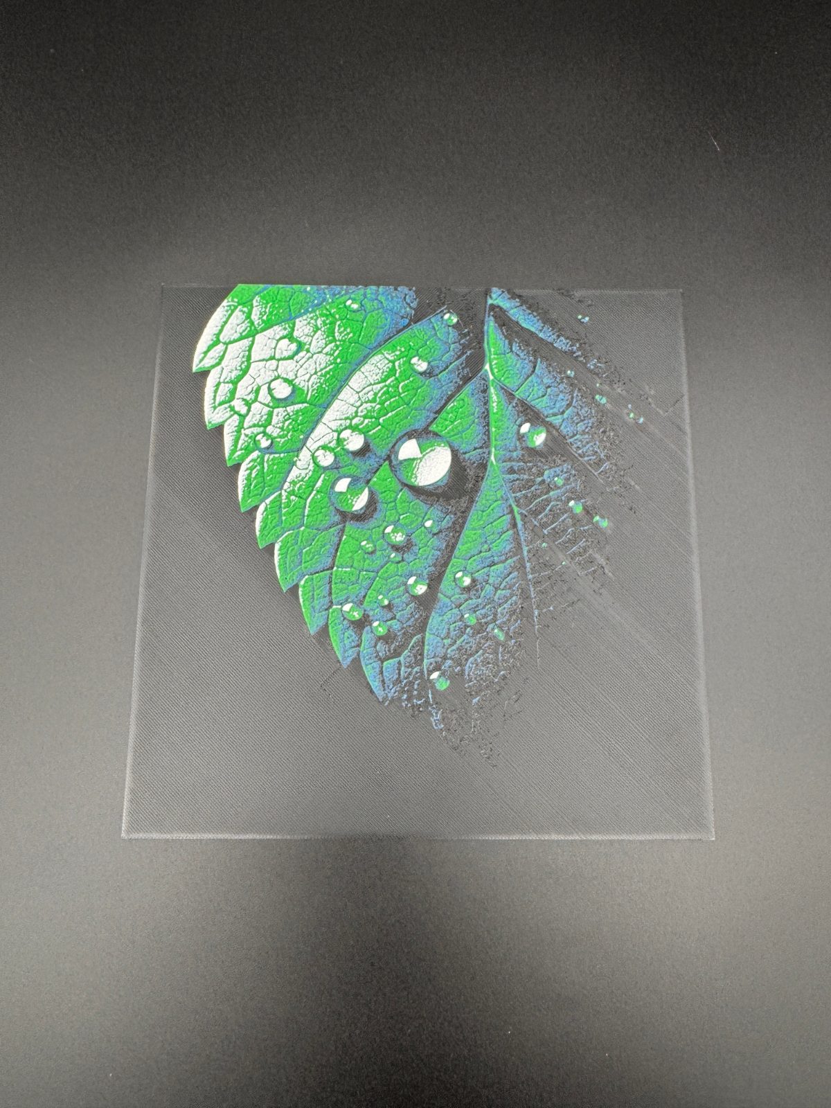Green Leaf HueForge Print