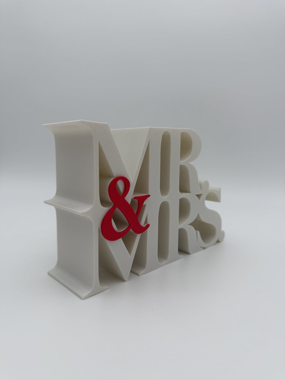 Mr & Mrs Wedding Sign photo 2