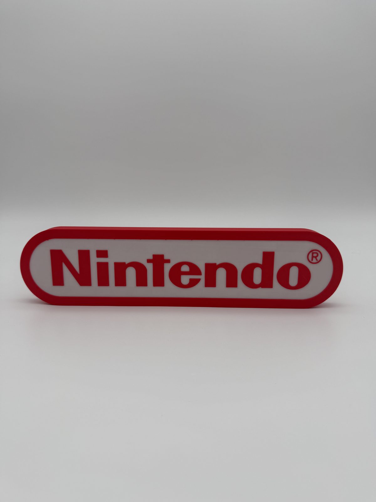 Nintendo Retro Wall Sign — handmade 3D printed gaming & anime made in Canada