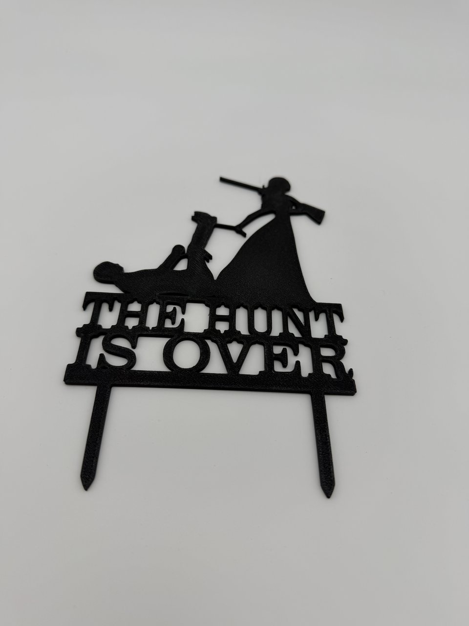 The Hunt Is Over Cake Topper photo 2