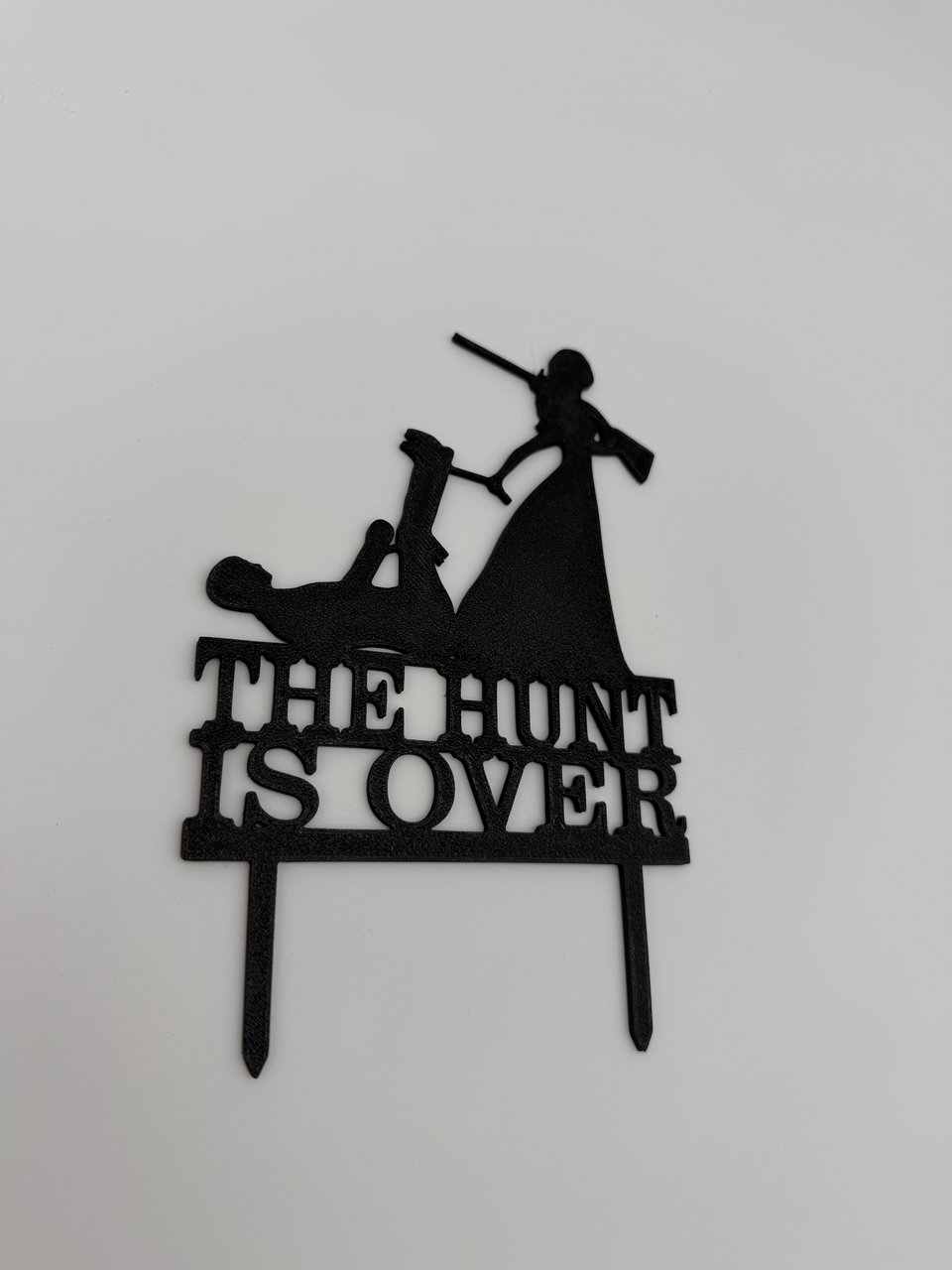 The Hunt Is Over Cake Topper photo 3
