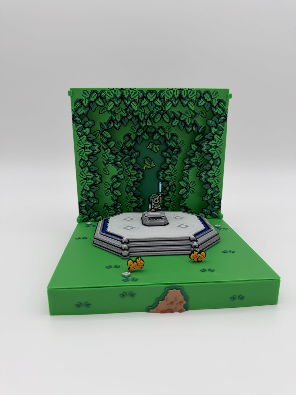 Zelda Link Diorama — handmade 3D printed gaming & anime made in Canada