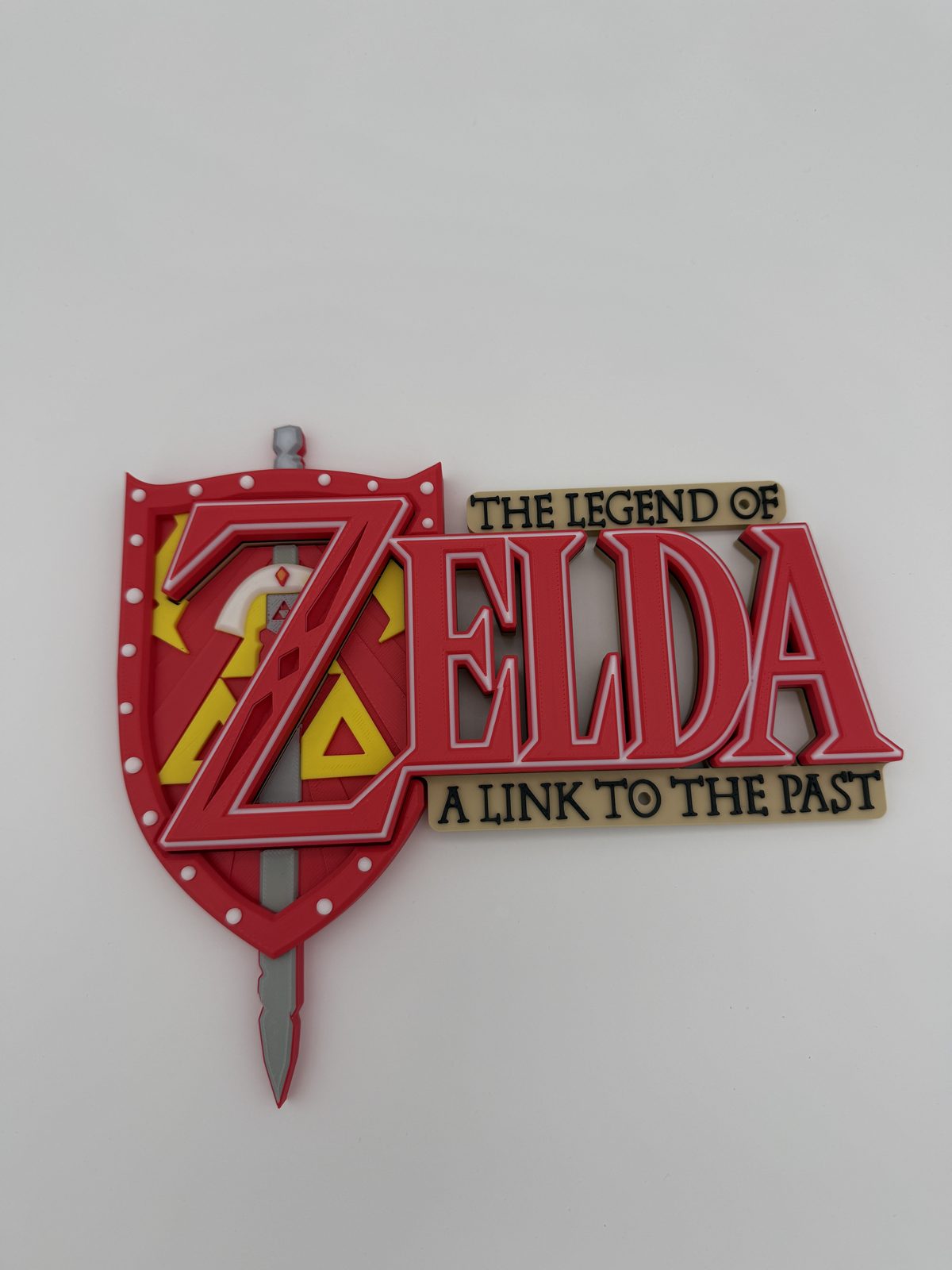 Zelda: A Link to the Past Wall Sign — handmade 3D printed wall art made in Canada