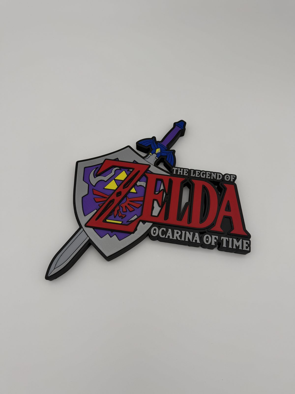 Zelda: Ocarina of Time Wall Sign — handmade 3D printed wall art made in Canada
