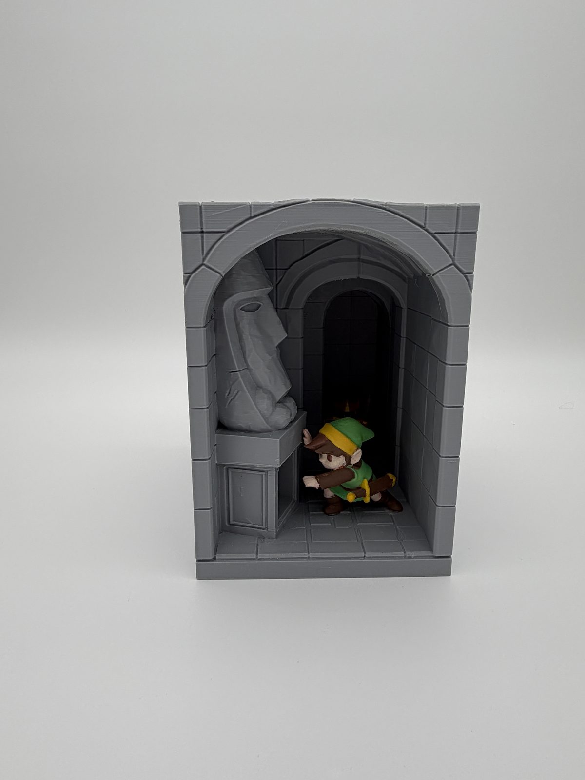 Zelda Temple Book Nook — handmade 3D printed gaming & anime made in Canada